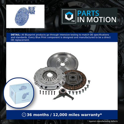 Dual solid flywheel clutch - solid,
