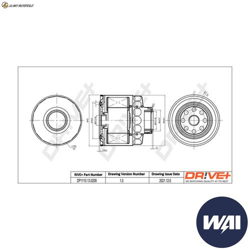 Fuel filter dp1110 0209 for - filter, dp1110.13.0209