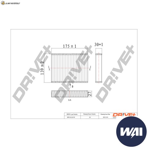 Interior air filter - air,