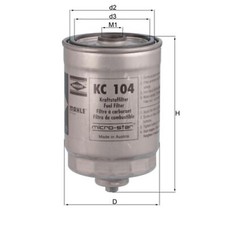 Mahle Fuel Filter KC104 fits